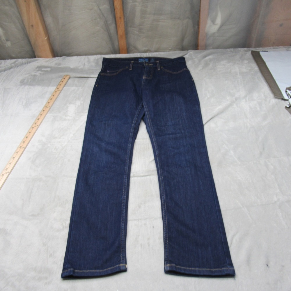 Patagonia Jeans Womens 28 Blue Denim Dark Wash‎ Straight Leg Performance 30x28